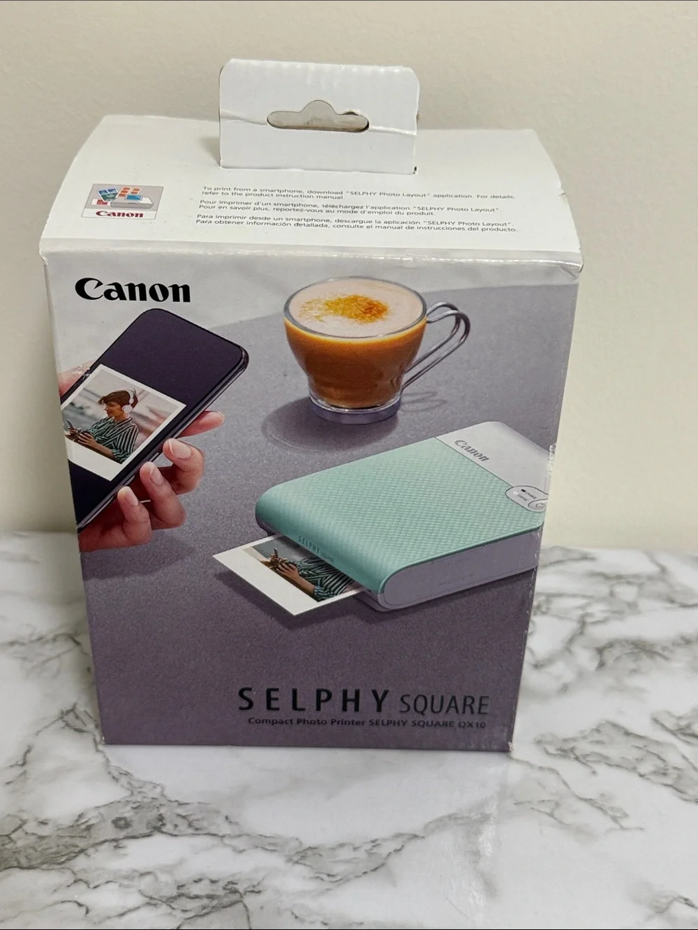 New Canon SELPHY Square Compact photo printer QX10